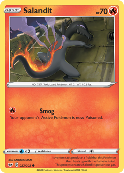 Salandit — Sword & Shield 27/202
