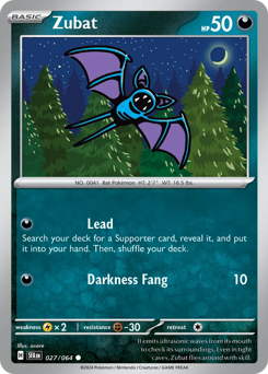 Zubat — Shrouded Fable 27/64