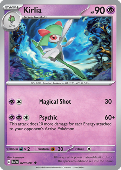 Kirlia — Paldean Fates 28/91