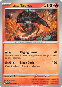 Paldean Tauros — Paldea Evolved 28/193