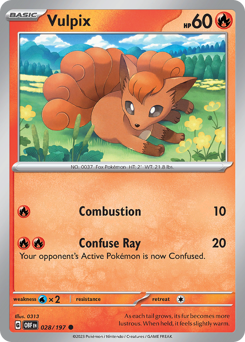 Vulpix — Obsidian Flames 28/197