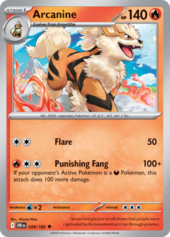 Arcanine — Destined Rivals 28/182