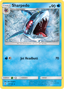 Sharpedo — Guardians Rising 28/145