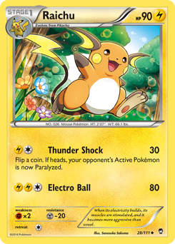 Raichu — Furious Fists 28/111
