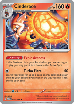 Cinderace — Mega Evolution 28/132