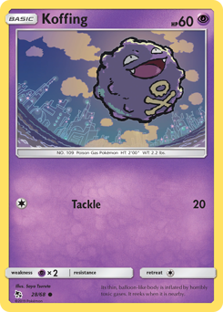 Koffing — Hidden Fates 28/68