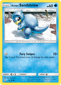 Alolan Sandshrew — Ultra Prism 28/156