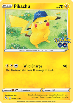 Pikachu — Pokémon GO 28/78