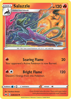 Salazzle — Sword & Shield 28/202