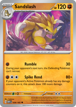 Sandslash — 151 28/165