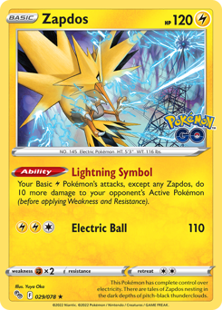 Zapdos — Pokémon GO 29/78