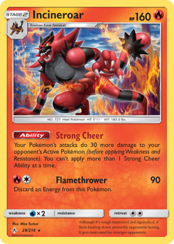 Incineroar — Unbroken Bonds 29/214