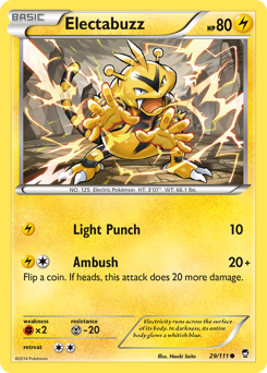 Electabuzz — Furious Fists 29/111