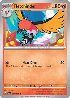 Fletchinder — Paldea Evolved 29/193