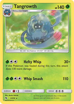 Tangrowth — Lost Thunder 2/214