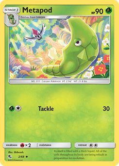 Metapod — Hidden Fates 2/68