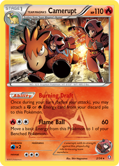 Team Magma's Camerupt — Double Crisis 2/34