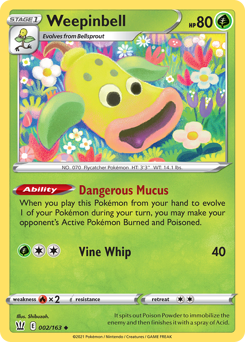 Weepinbell — Battle Styles 2/163