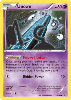 Unown — Ancient Origins 30/98