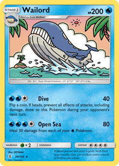 Wailord — Guardians Rising 30/145