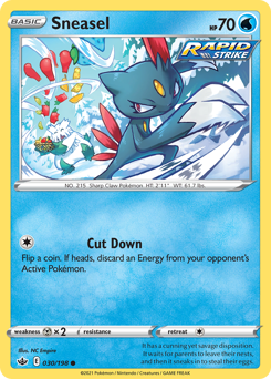 Sneasel — Chilling Reign 30/198