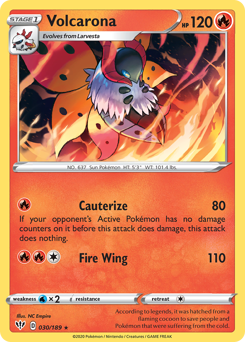 Volcarona — Darkness Ablaze 30/189