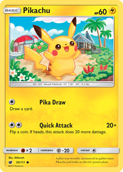 Pikachu — Crimson Invasion 30/111