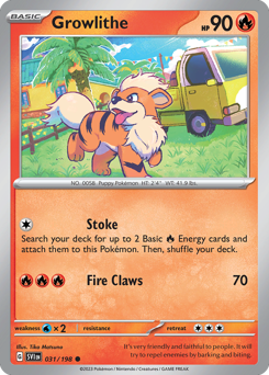 Growlithe — Scarlet & Violet 31/198