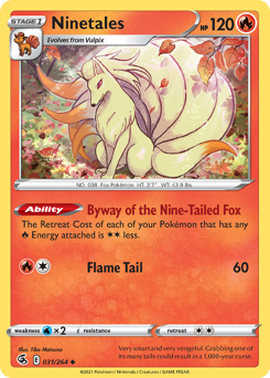 Ninetales — Fusion Strike 31/264