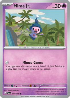 Mime Jr. — Paldean Fates 31/91