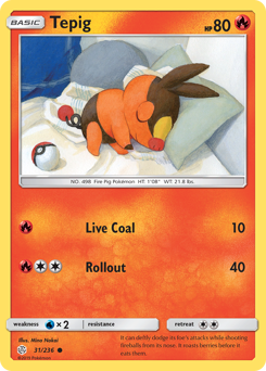 Tepig — Cosmic Eclipse 31/236