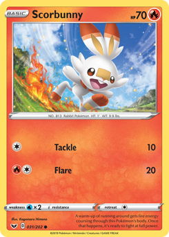 Scorbunny — Sword & Shield 31/202