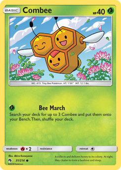 Combee — Lost Thunder 31/214