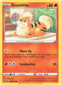 Growlithe — Fusion Strike 32/264