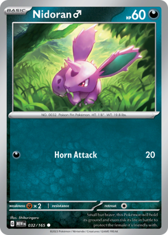 Nidoran ♂ — 151 32/165