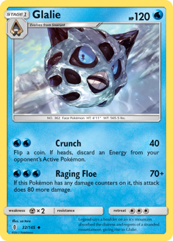 Glalie — Guardians Rising 32/145