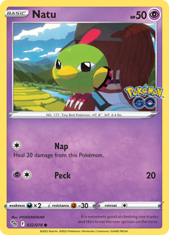 Natu — Pokémon GO 32/78