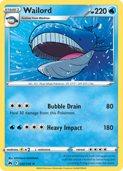 Wailord — Crown Zenith 32/159