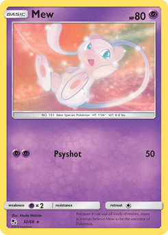 Mew — Hidden Fates 32/68
