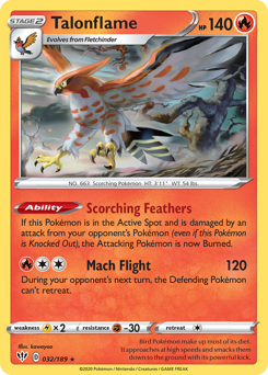 Talonflame — Darkness Ablaze 32/189