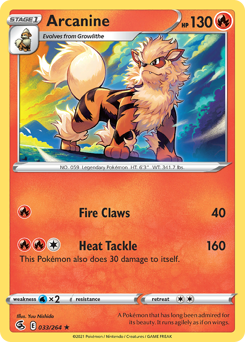 Arcanine — Fusion Strike 33/264