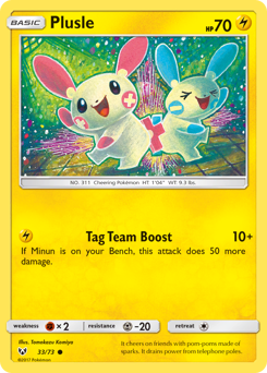 Plusle — Shining Legends 33/73