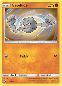 Geodude — Hidden Fates 33/68