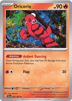 Oricorio — Paldea Evolved 33/193