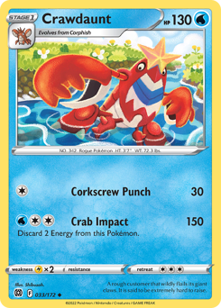 Crawdaunt — Brilliant Stars 33/172