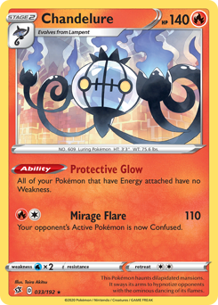 Chandelure — Rebel Clash 33/192