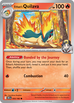 Ethan's Quilava — Destined Rivals 33/182