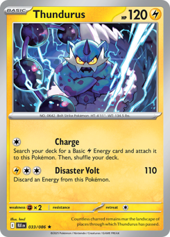 Thundurus — Black Bolt 33/86