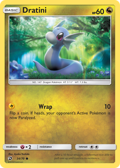Dratini — Dragon Majesty 34/70