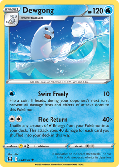 Dewgong — Lost Origin 34/196